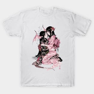 Sleeping Geishas Graphic T-Shirt 05 T-Shirt